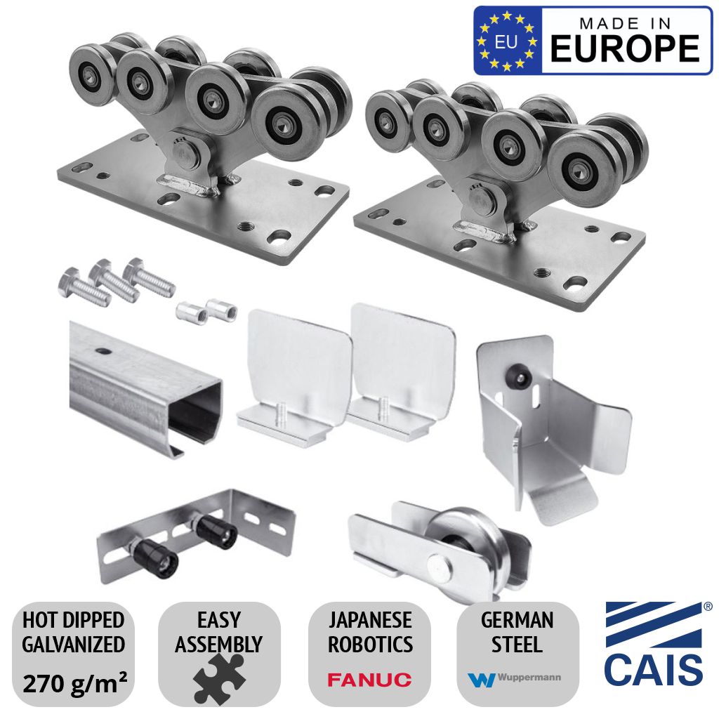 6m Cantilever Sliding Gate Hardware All In One Box DIY Kit Cantilever ...