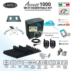Automatic Electric Sliding Gate Kit AC to 24V DC SUPER DUTY Proteous 1000 KG Sliding Gate Opener Kit with Encoder System