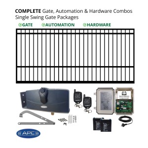 5m Square Top Gate + Extra Heavy Duty Articulated Combo  (Six Weeks Lead Time After Order)