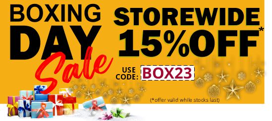 Boxing Day Sale 15% Off Storewide